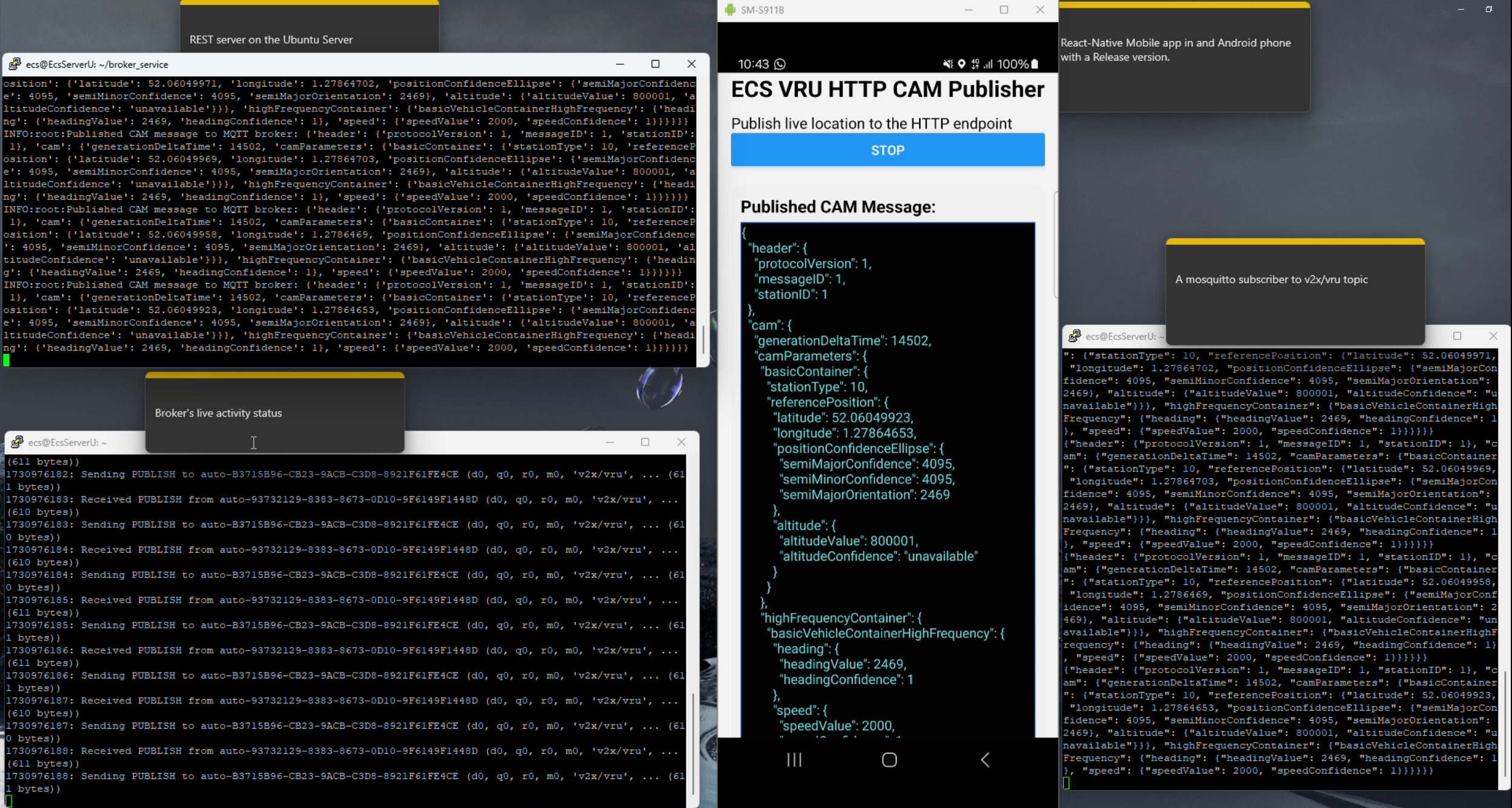 Deployment support screenshot