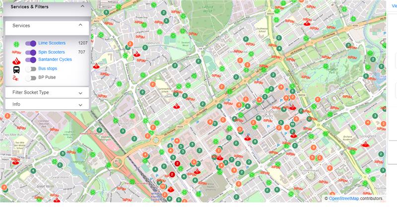 IoT monitoring operational screenshot